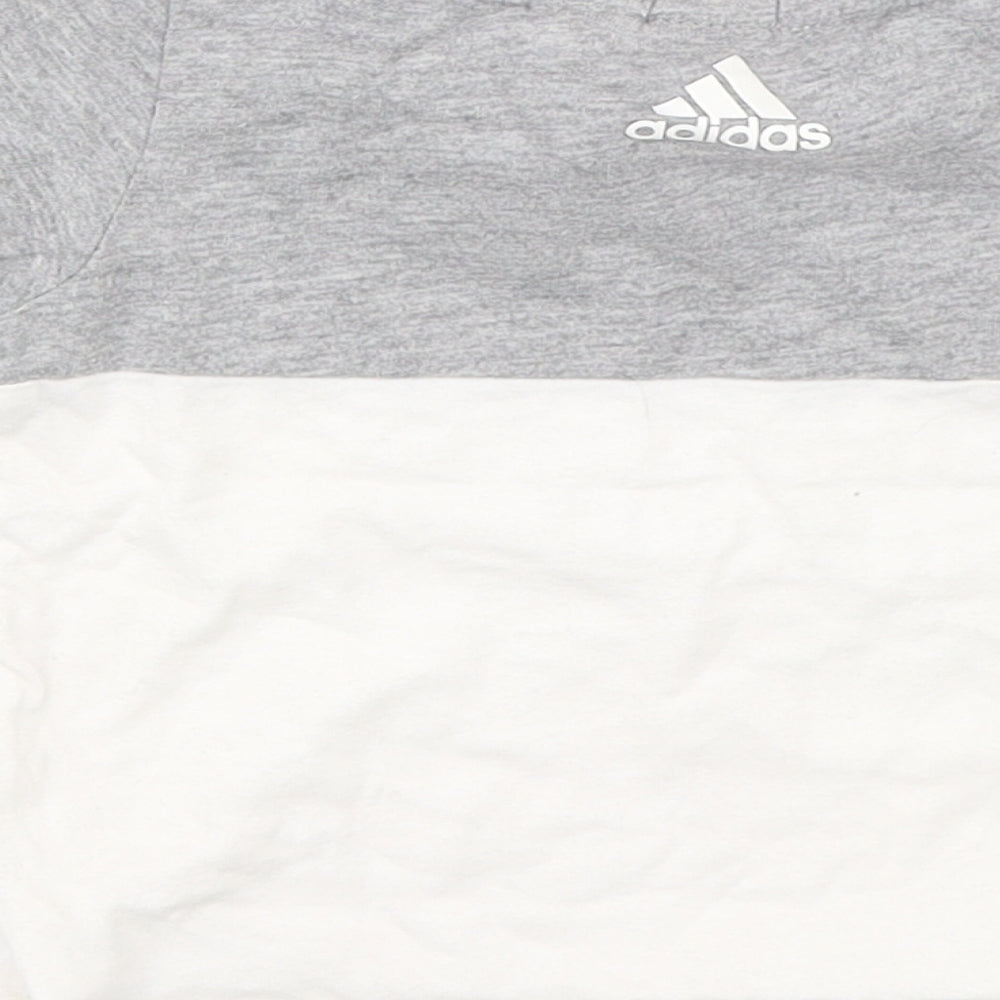 adidas Baby White Basic T-Shirt Size 3-6 Months
