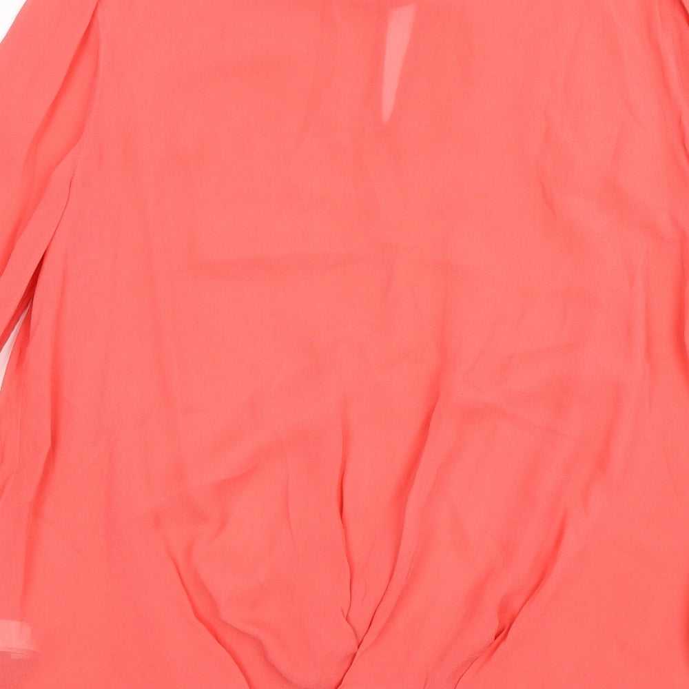 NEXT Womens Orange Basic Blouse Size 10