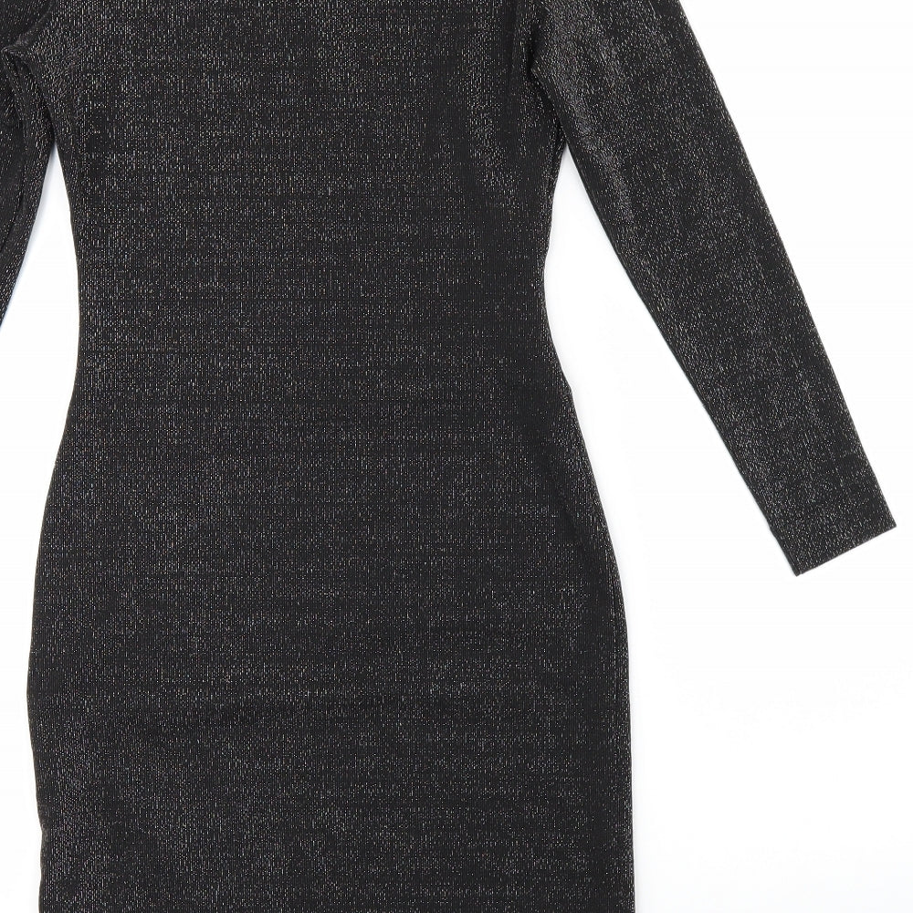 Dorothy Perkins Womens Black Pencil Dress Size 8