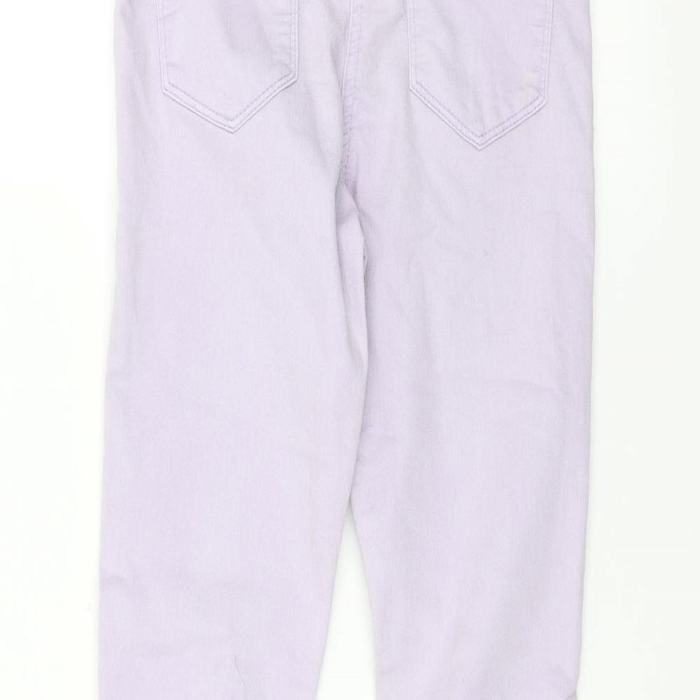 Matalan Girls Purple Skinny Jeans Size 12 Years