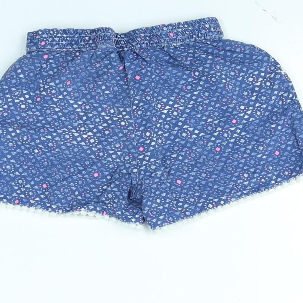 Manta Ray Girls Blue Spotted Bermuda Shorts Size 3 Years