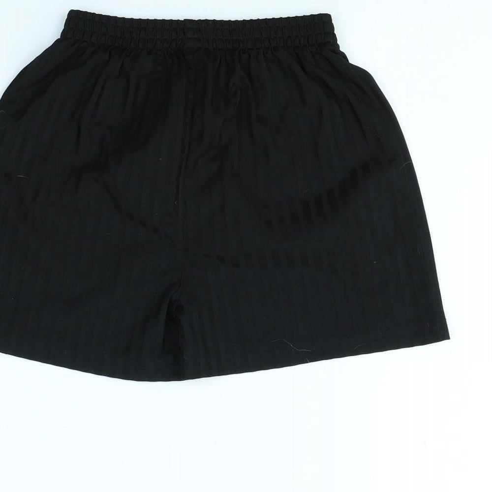 pep & co Boys Black Sweat Shorts Size 7 Years