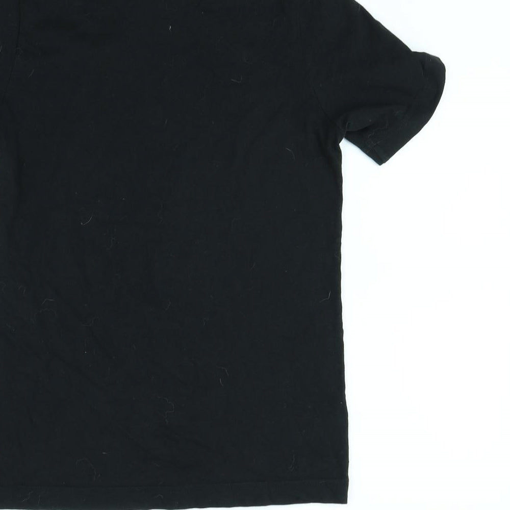 adidas Boys Black Basic T-Shirt Size 9 Years