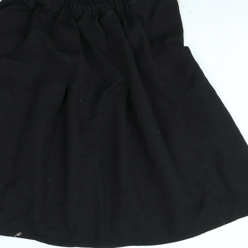 Preworn Girls Black Flare Skirt Size 11 Years