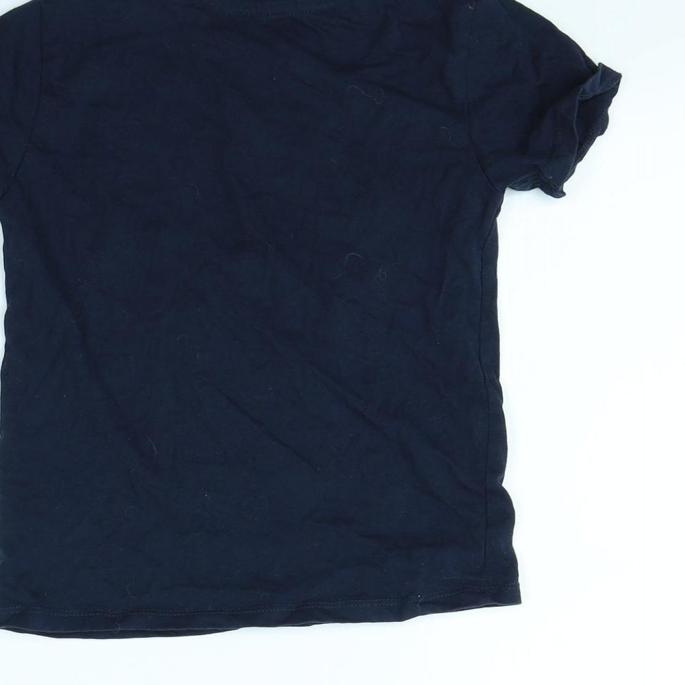 PEP&co Boys Blue Basic T-Shirt Size 7 Years
