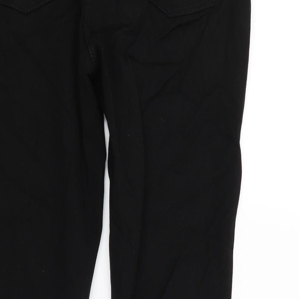 H&M Womens Black Trousers Size 10 L27 in