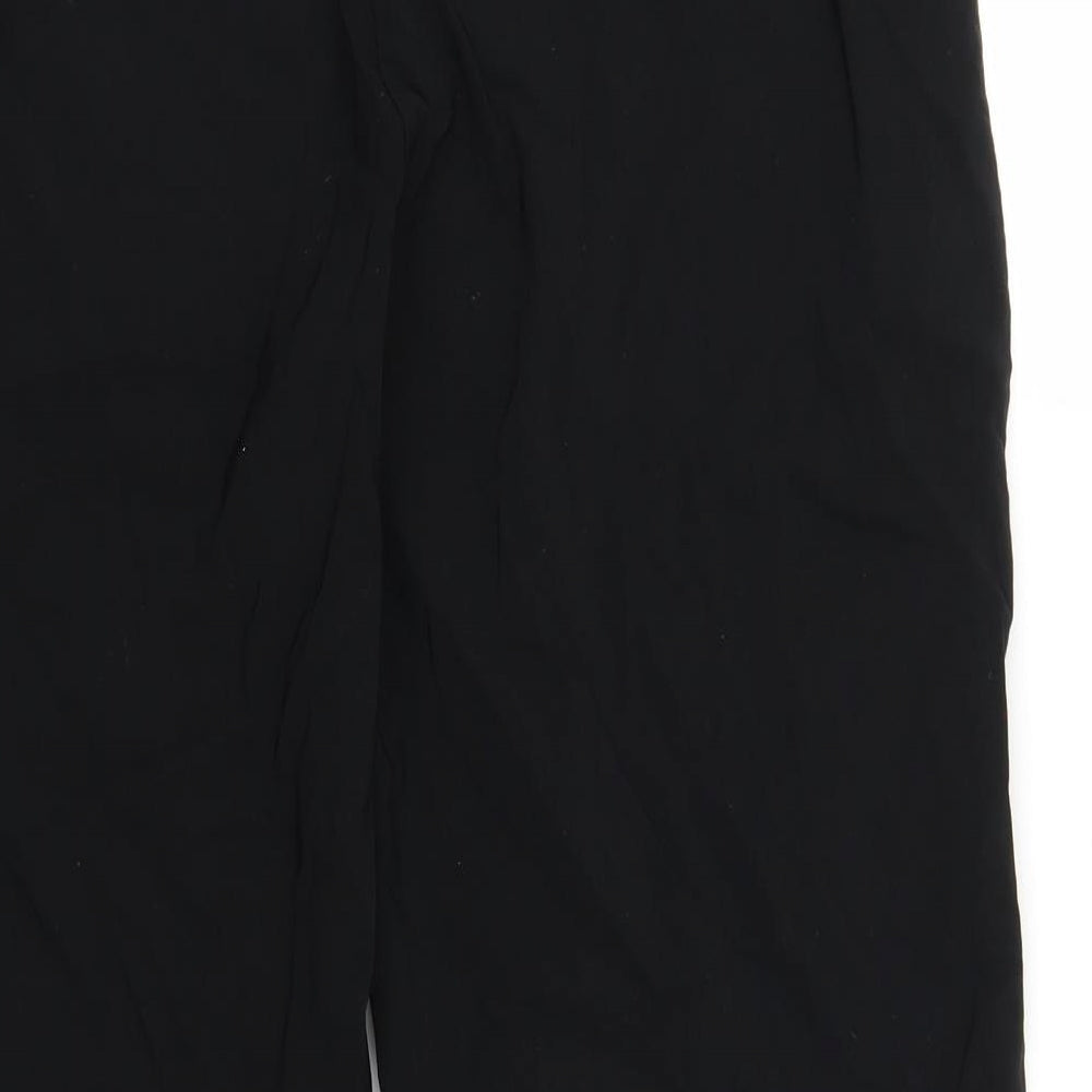 BHS Womens Black Trousers Size 12 L21 in