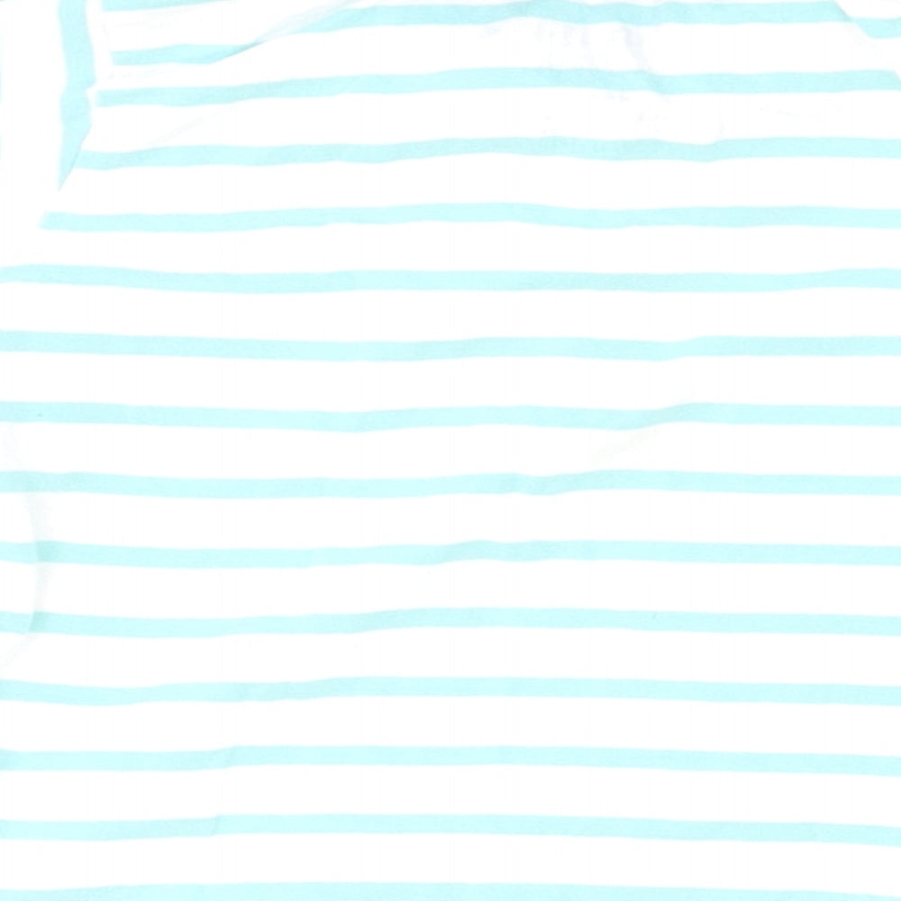 Lupilu Boys White Striped Basic Polo Size 12-18 Months