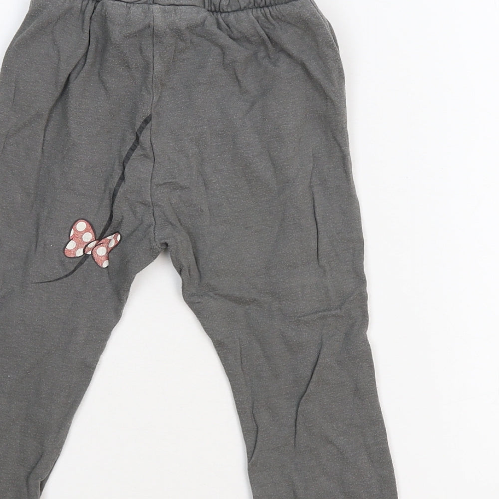 Zara Girls Grey Sweatpants Trousers Size 2-3 Years - Disney
