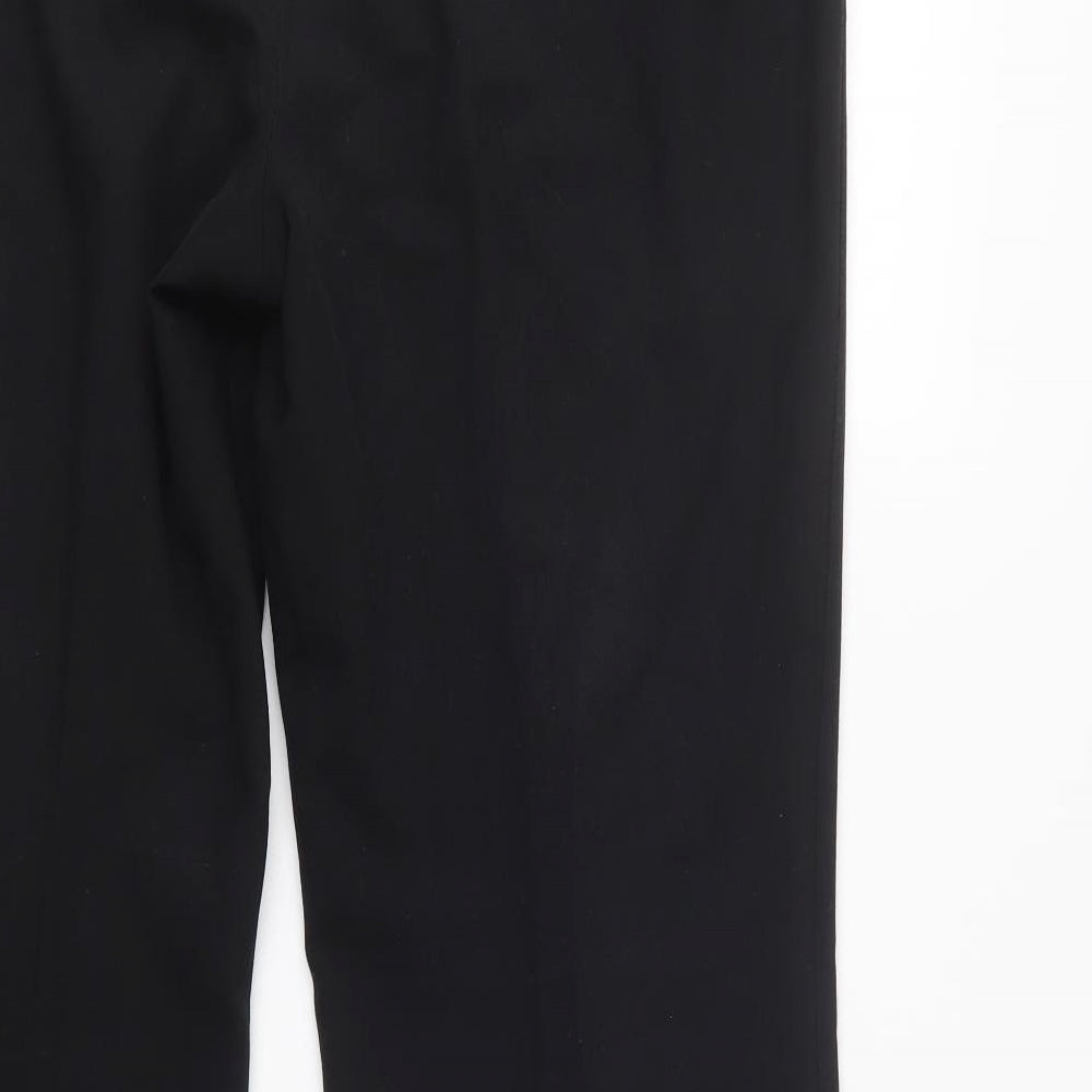 Marks & Spencer Womens Black Trousers Size 36 in L29 in