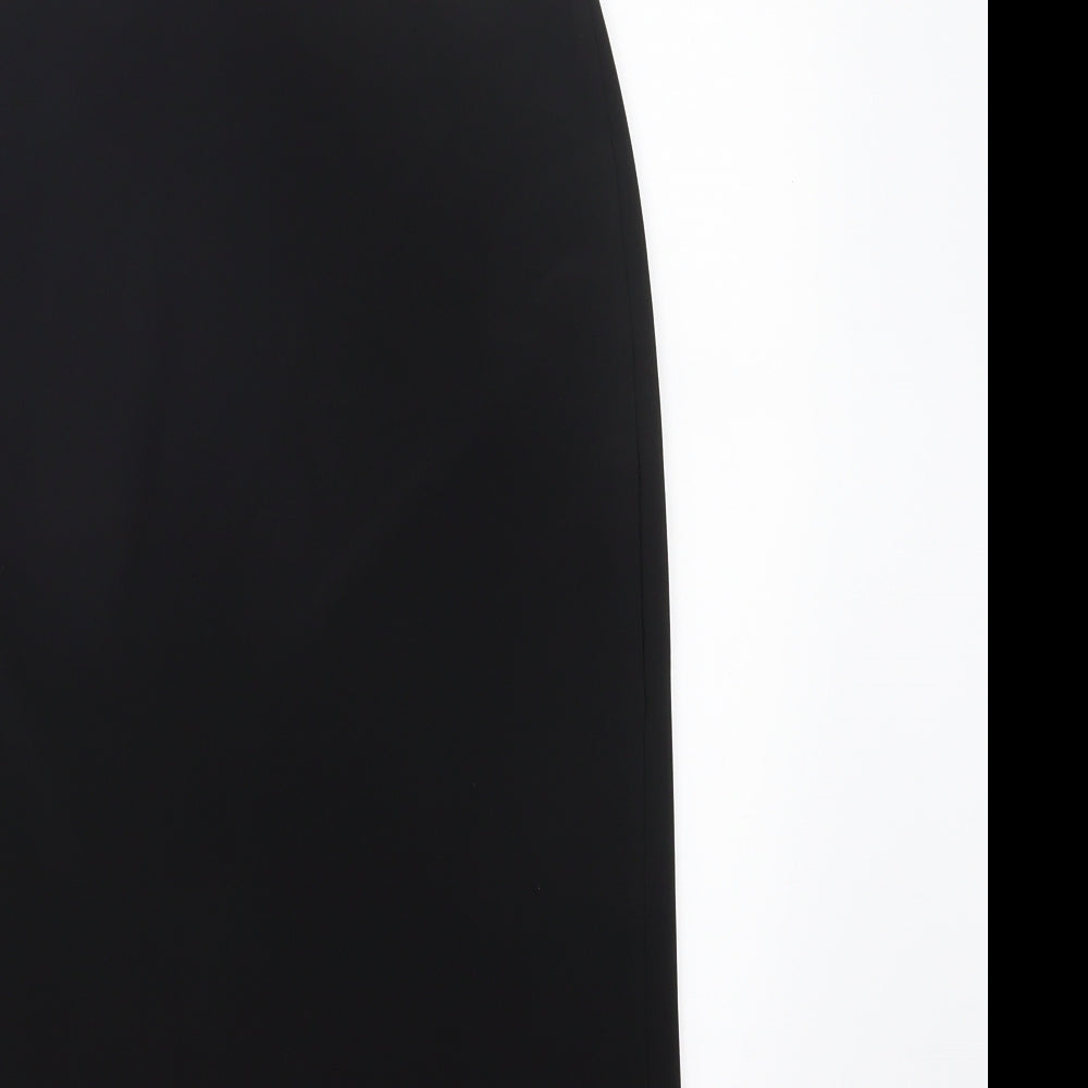 EF Womens Black A-Line Skirt