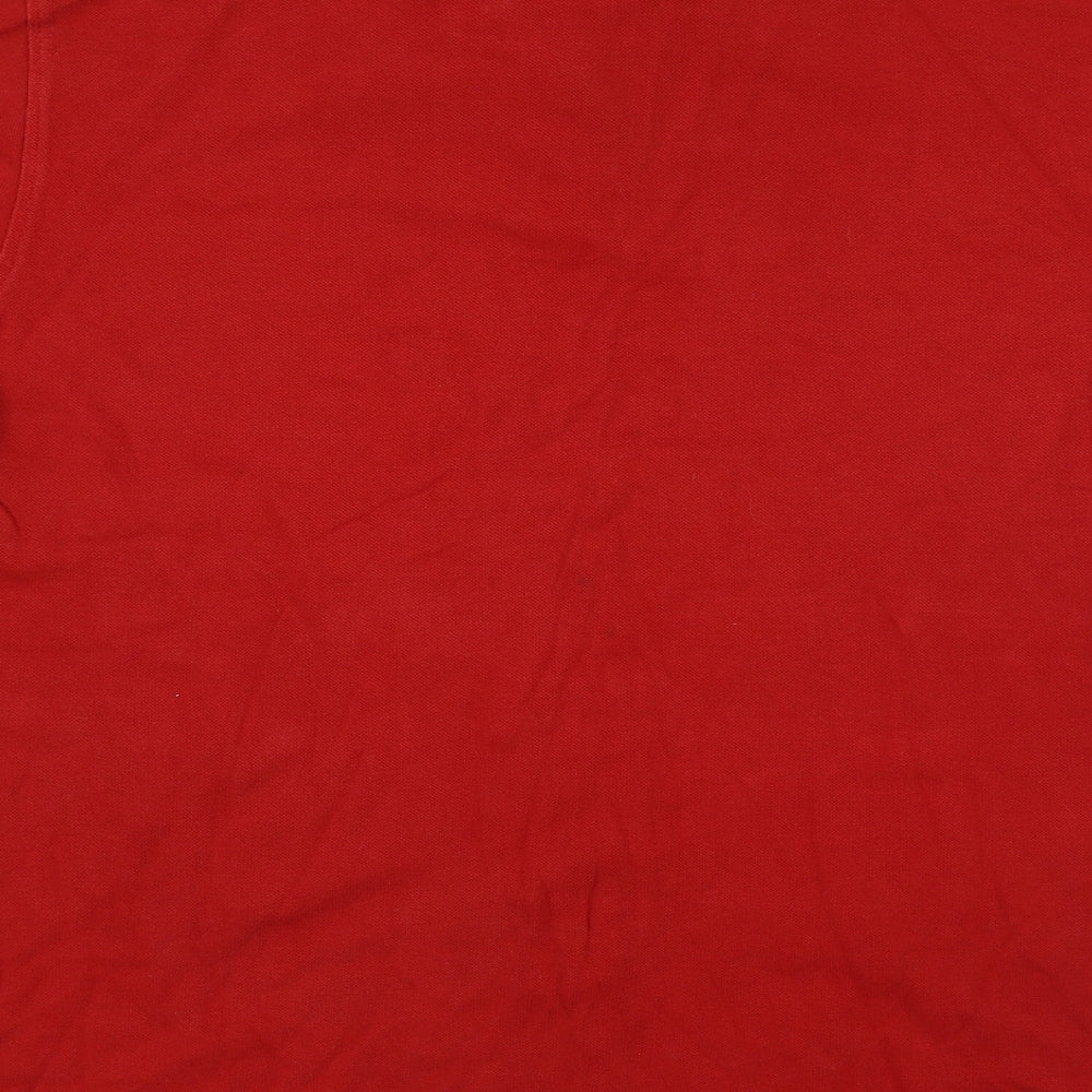 HAKRO Mens Red Polo Size L