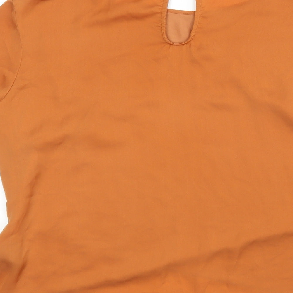 H&M Womens Brown Basic Blouse Size 36