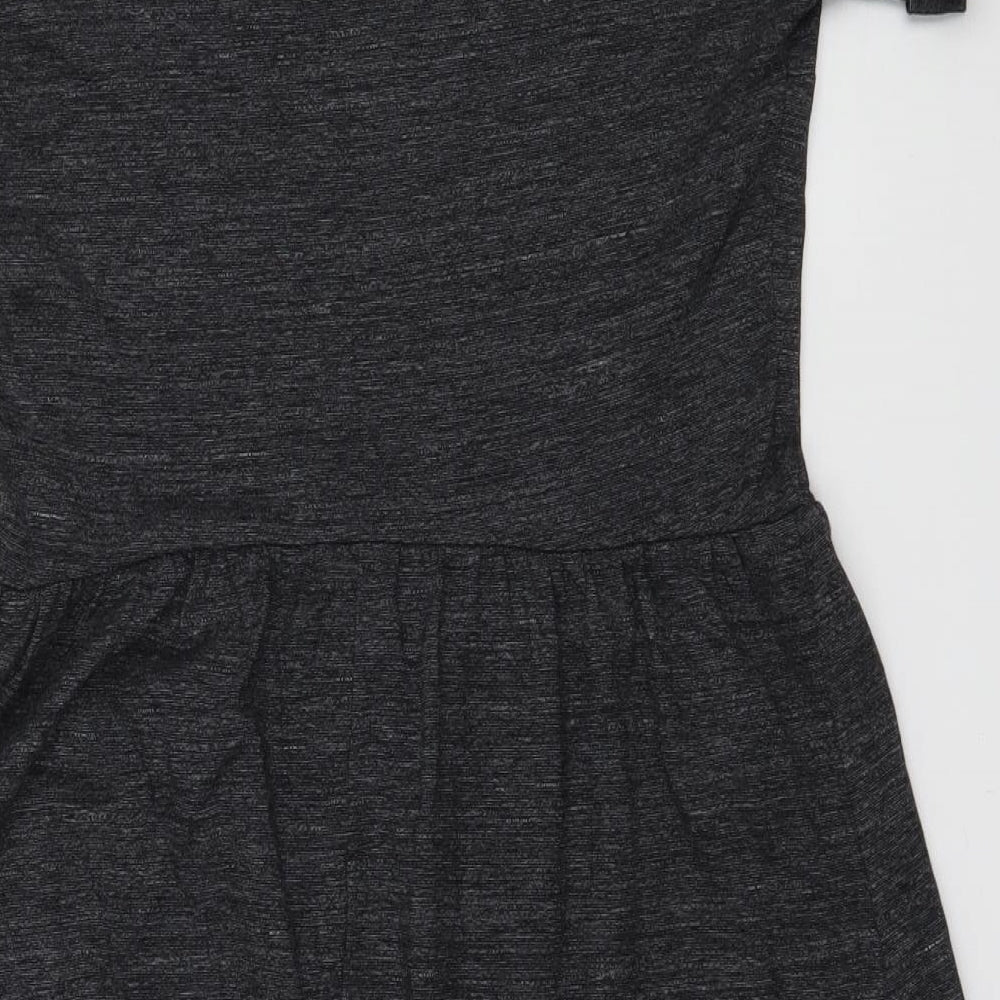 Top Shop Womens Black A-Line Size 6