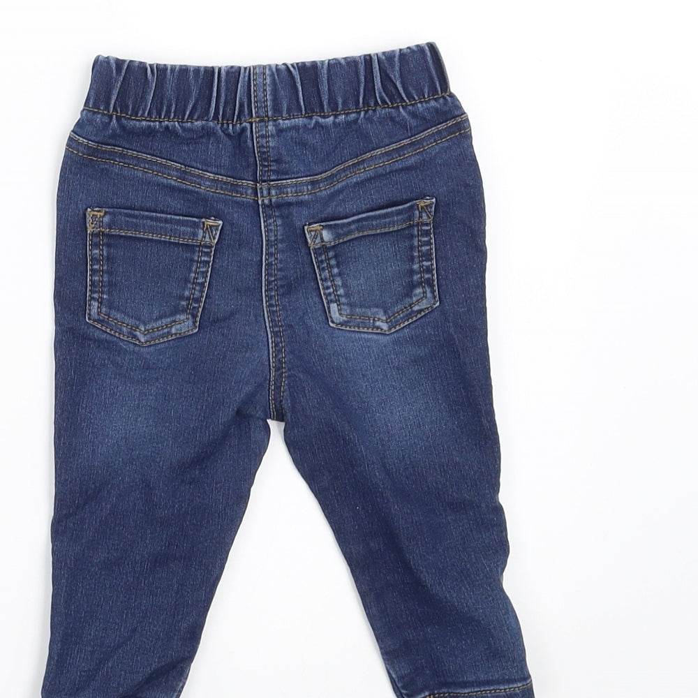 Matalan Girls Blue Denim Jeans Size 6-9 Months