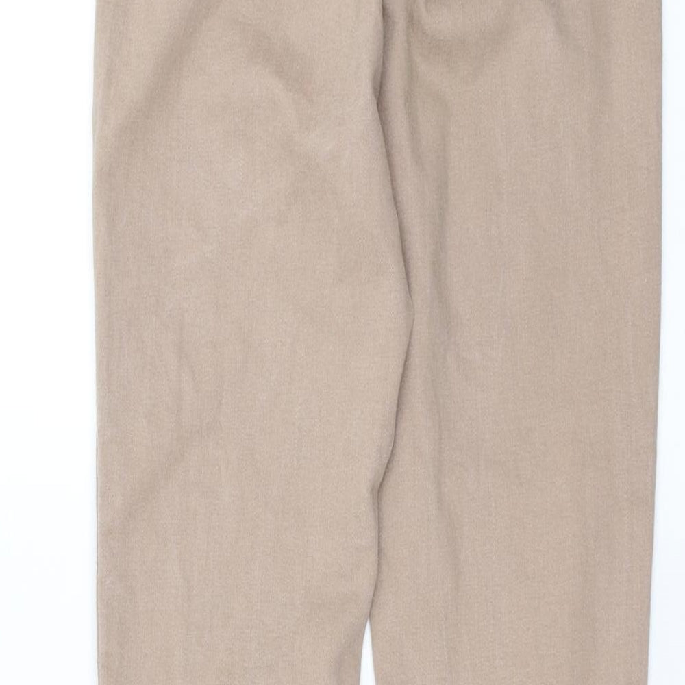 Vice Womens Beige Denim Skinny Jeans Size 8 L28 in - lace up detail
