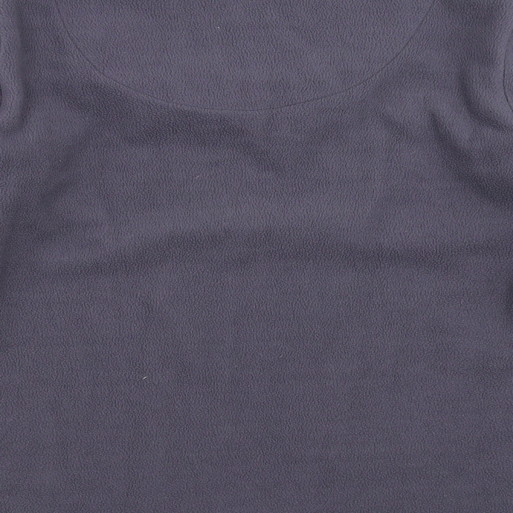 Marks & Spencer Womens Purple Fleece Pullover Jumper Size 12