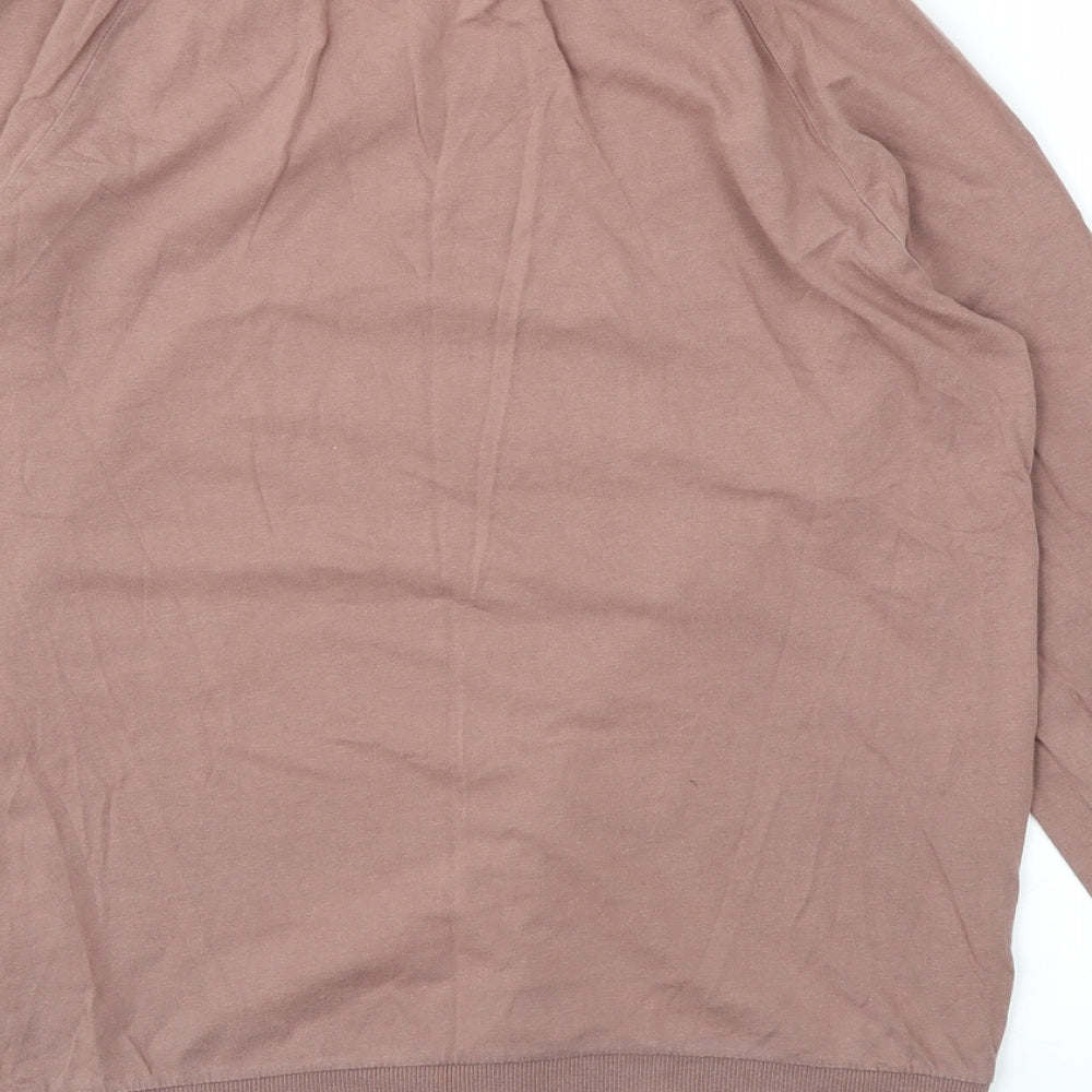 Buffalo Womens Brown Basic T-Shirt Size S