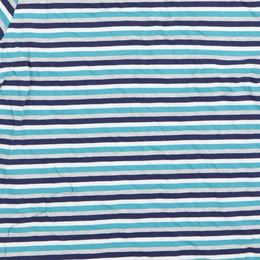 lily&dan Boys Multicoloured Striped Basic T-Shirt Size 9-10 Years