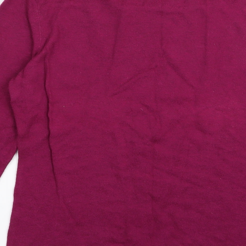 NEXT Womens Purple Basic T-Shirt Size 10