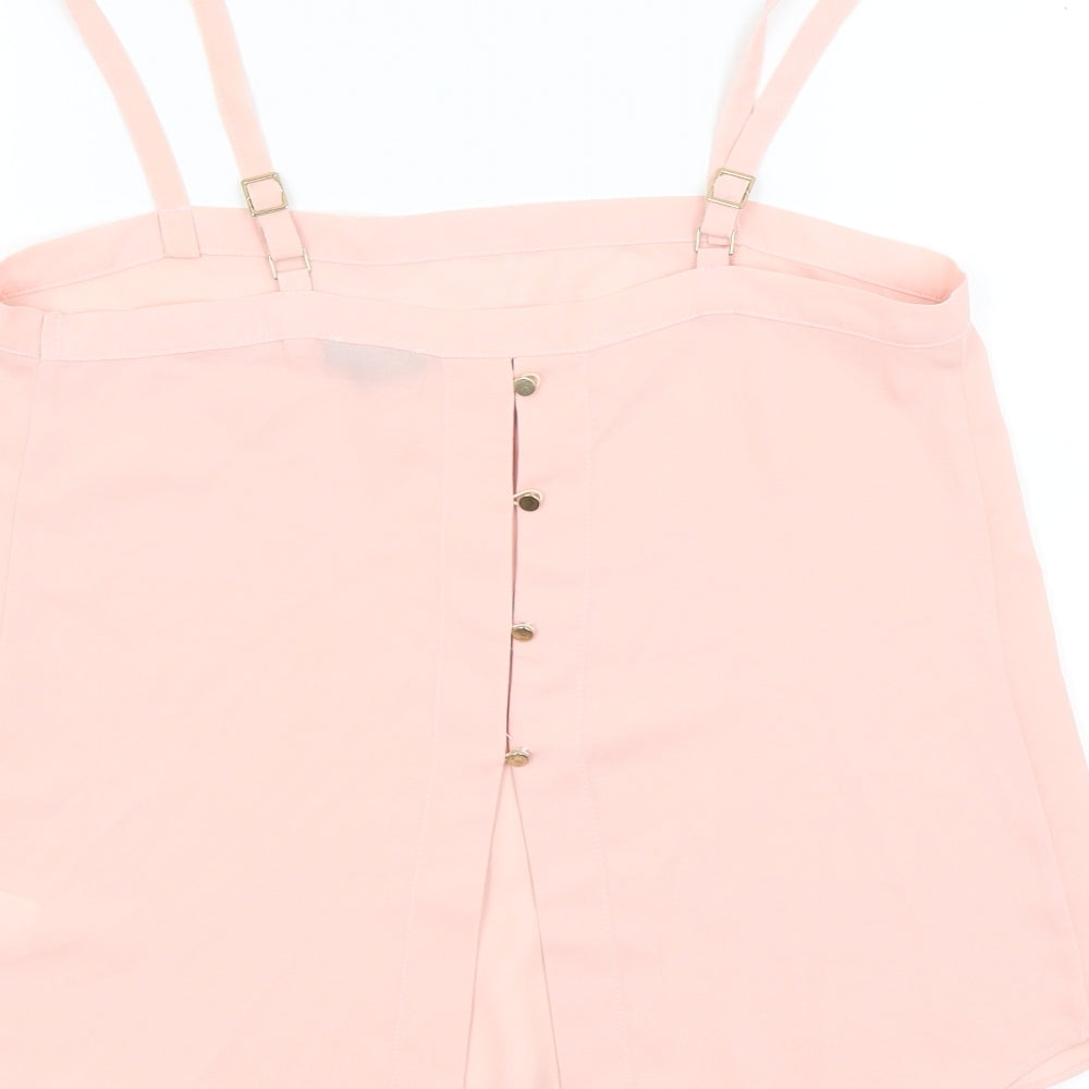 River Island Womens Pink Basic Blouse Size 8