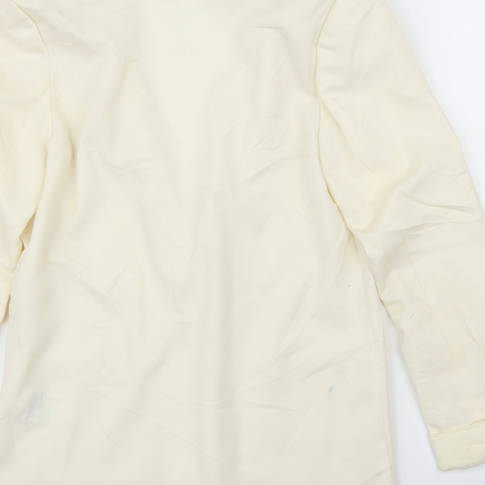 H&M Womens Ivory Cardigan Jumper Size 8