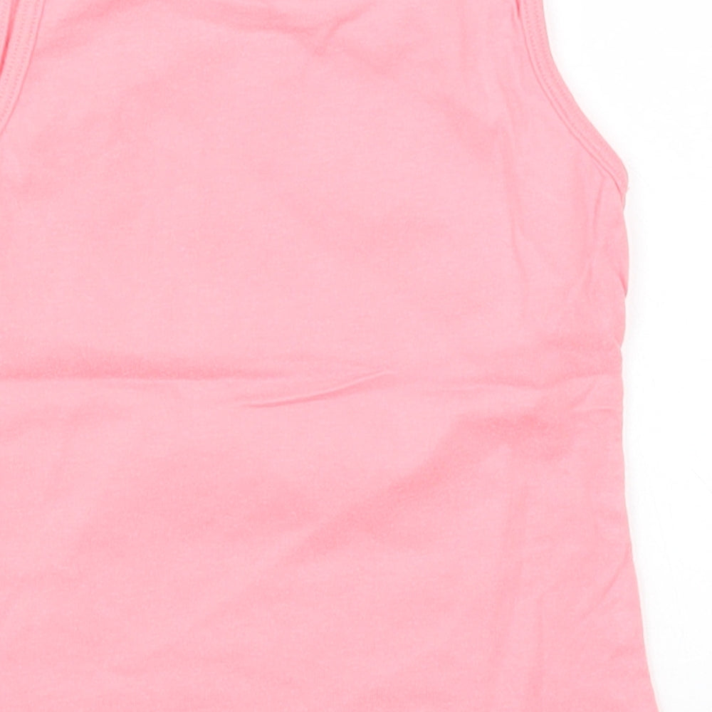 Girl2Girl Girls Pink Basic Tank Size 2-3 Years - 100% Gorgeous