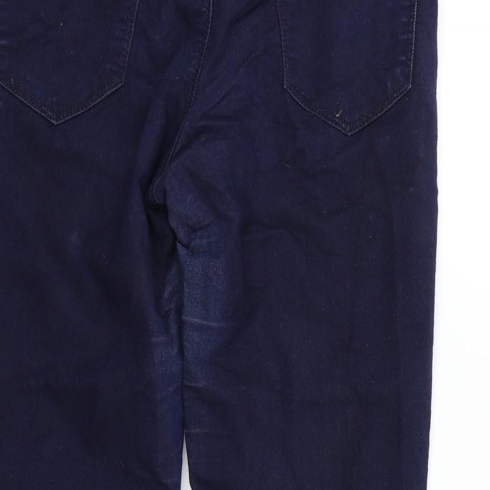 Marks & Spencer Womens Blue Straight Jeans Size 10 L20 in