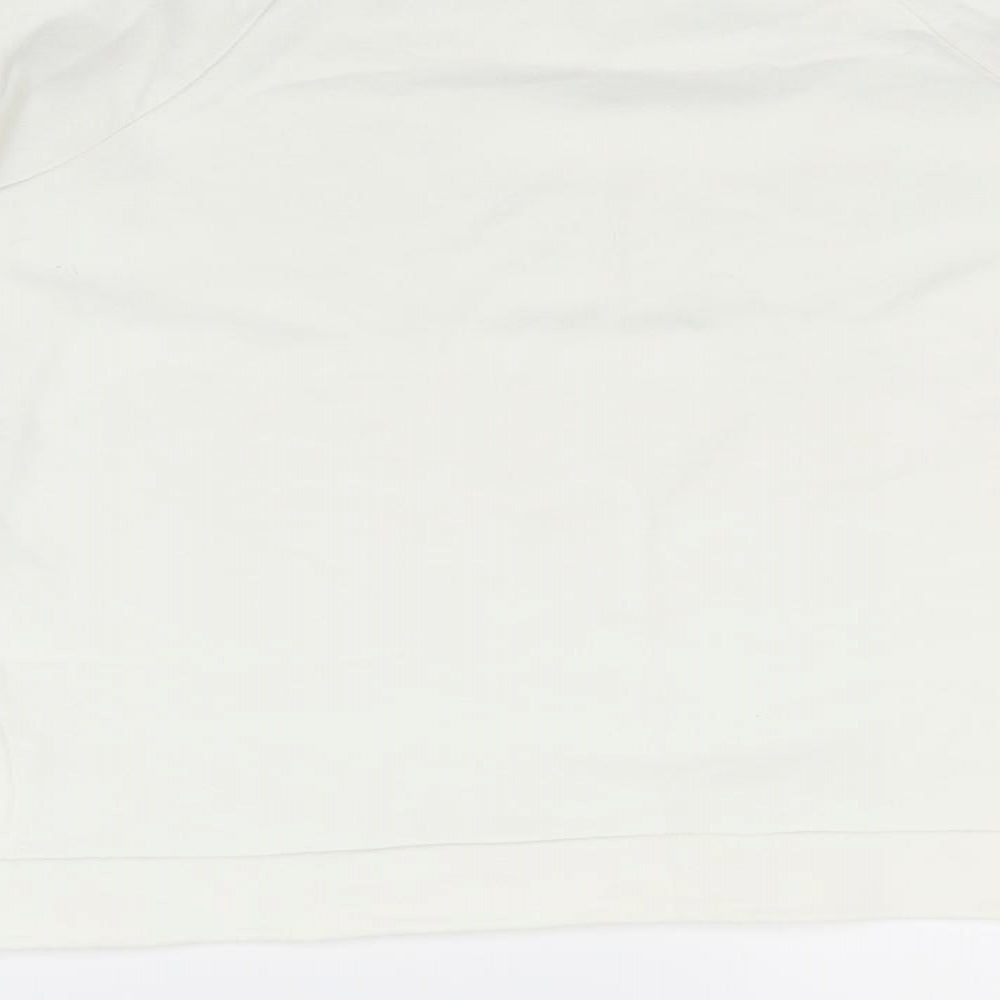 River Island Womens White Pullover Jumper Size M