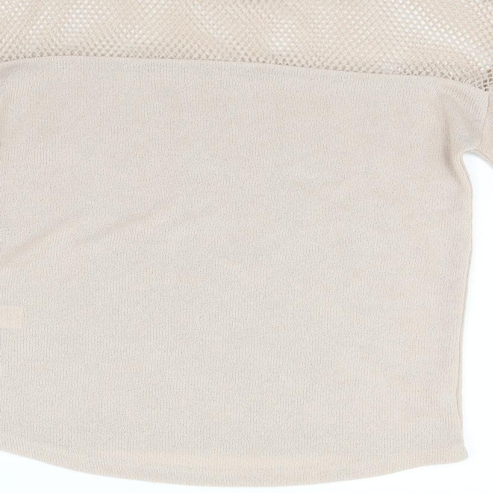 River Island Womens Beige Pullover Jumper Size 12