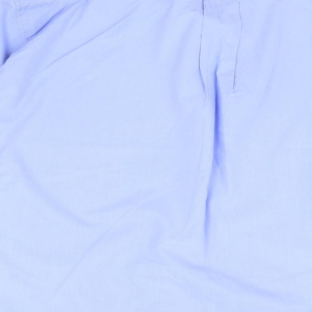 For Men Mens Blue Button-Up Size 19
