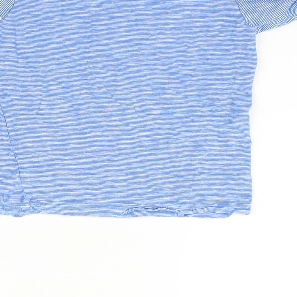 George Girls Blue Basic Polo Size 8-9 Years