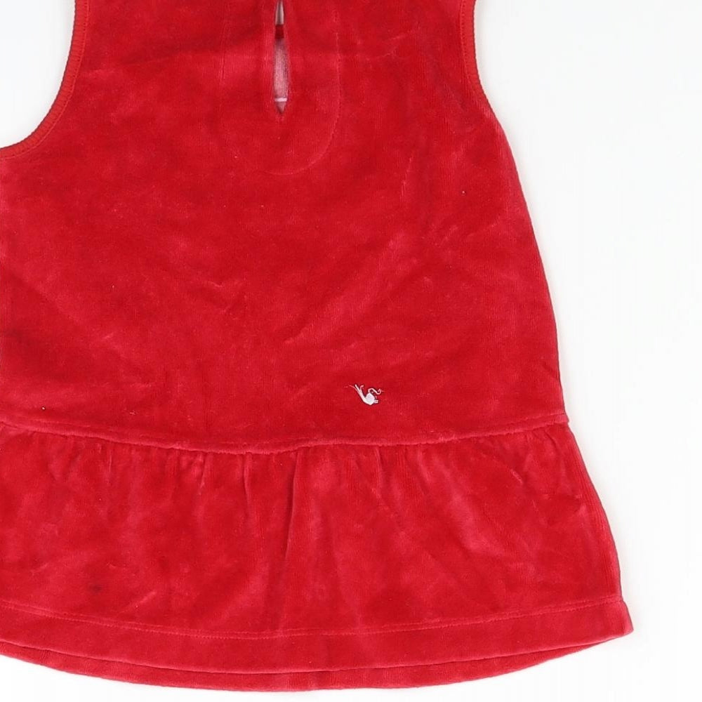 me&i Girls Red Fit & Flare Size 12-18 Months