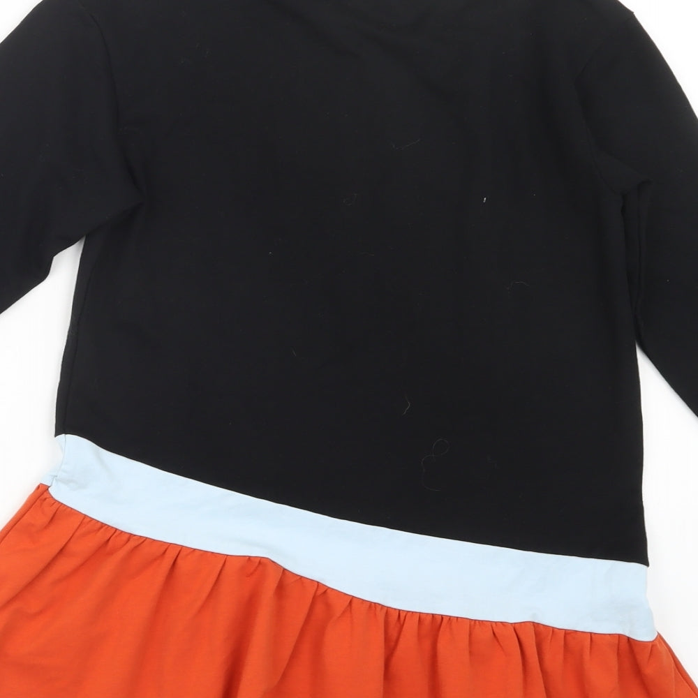 SheIn Girls Black T-Shirt Dress Size 7-8 Years