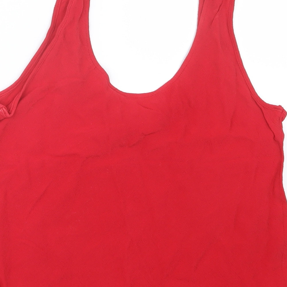 Select Womens Red Basic Tank Size 18