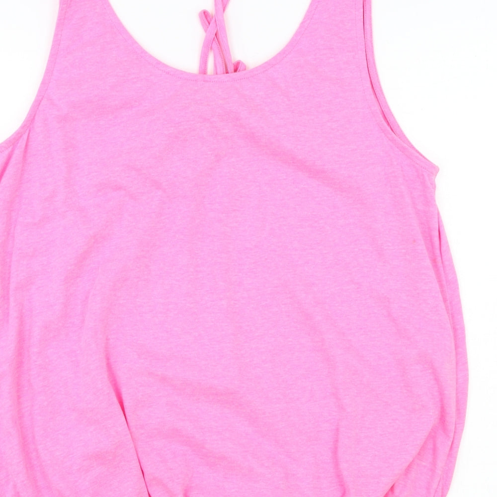 George Womens Pink Basic Blouse Size 16