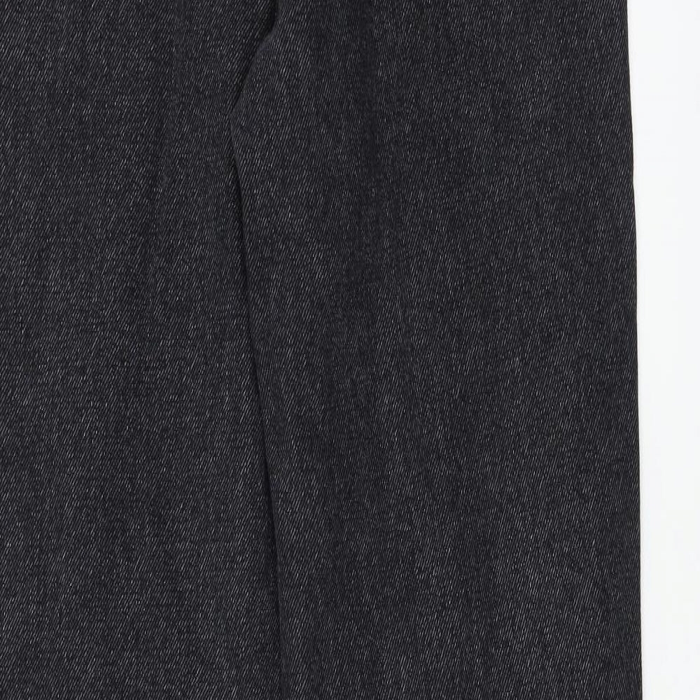 Preworn Womens Black Straight Jeans Size 10 L30 in