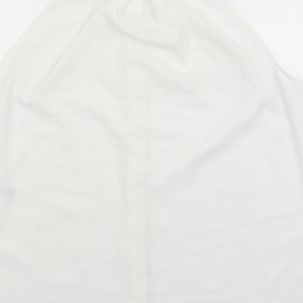 ASOS Womens White Basic Button-Up Size 14