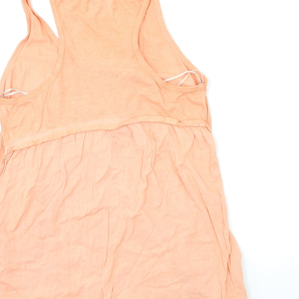 Papaya Womens Orange Basic Tank Size 8