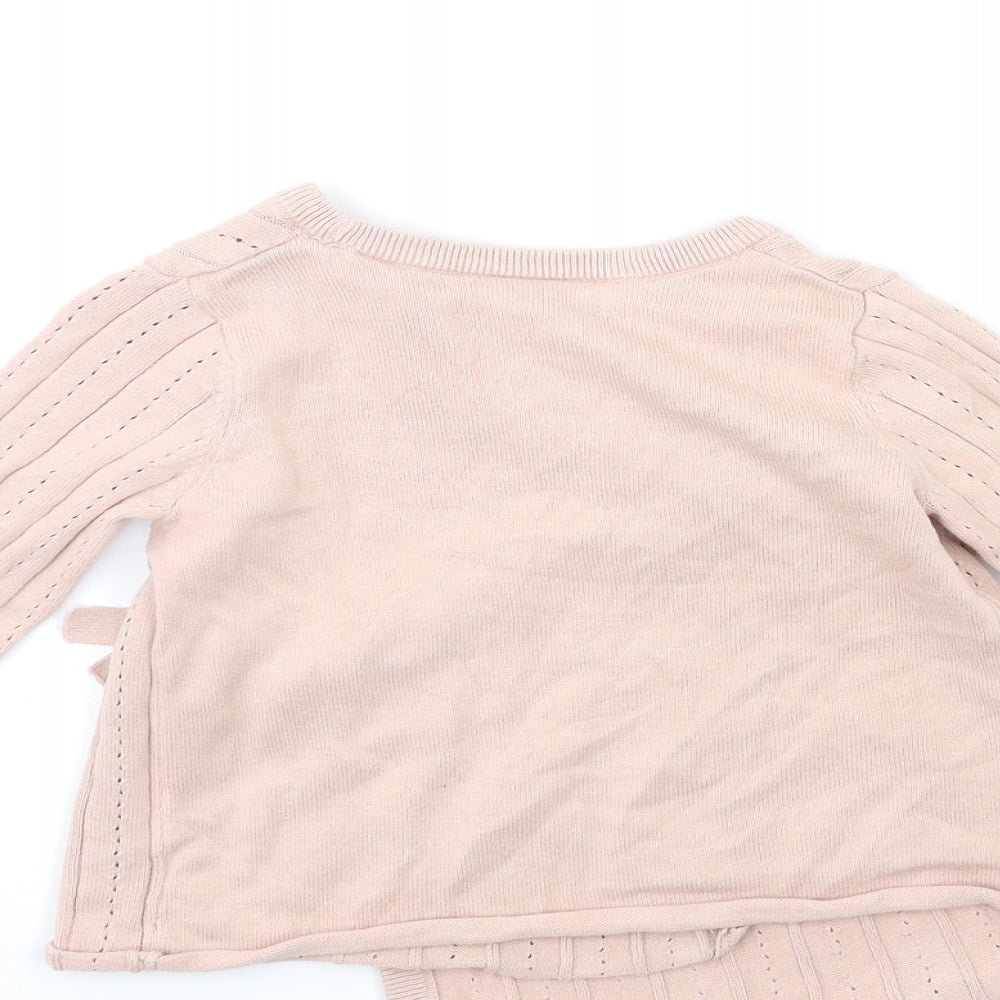 George Baby Pink Cardigan Jumper Size 18-24 Months