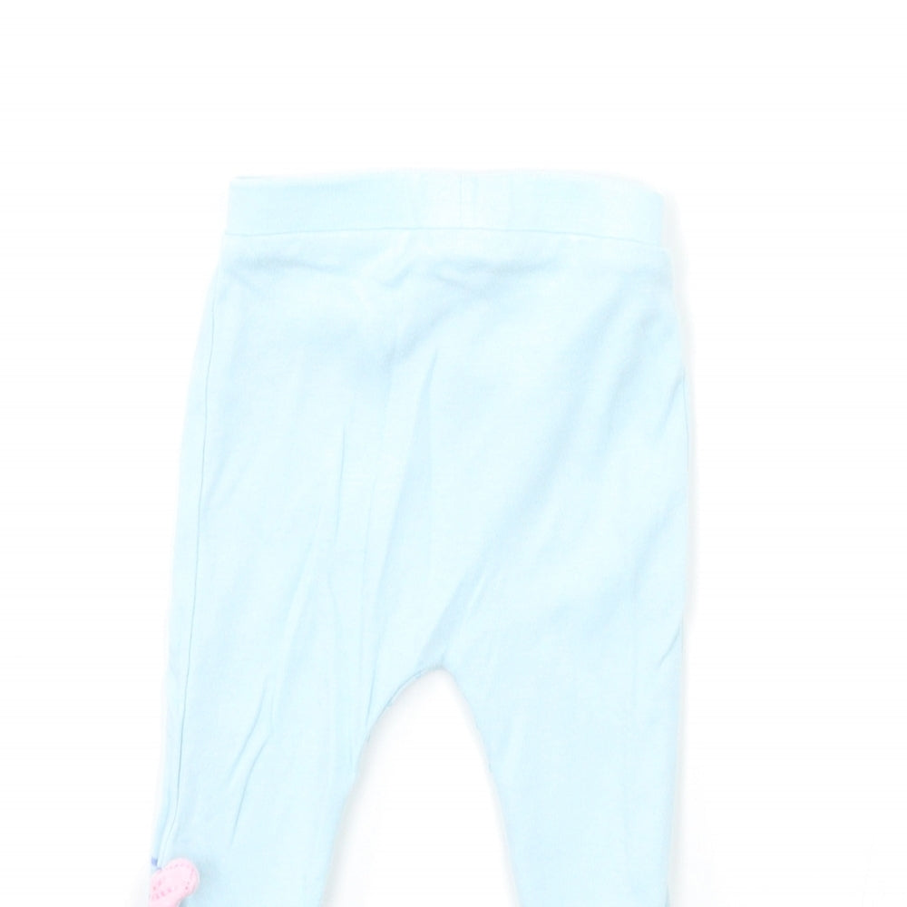Nutmeg Baby Blue Capri Trousers Size 0-3 Months