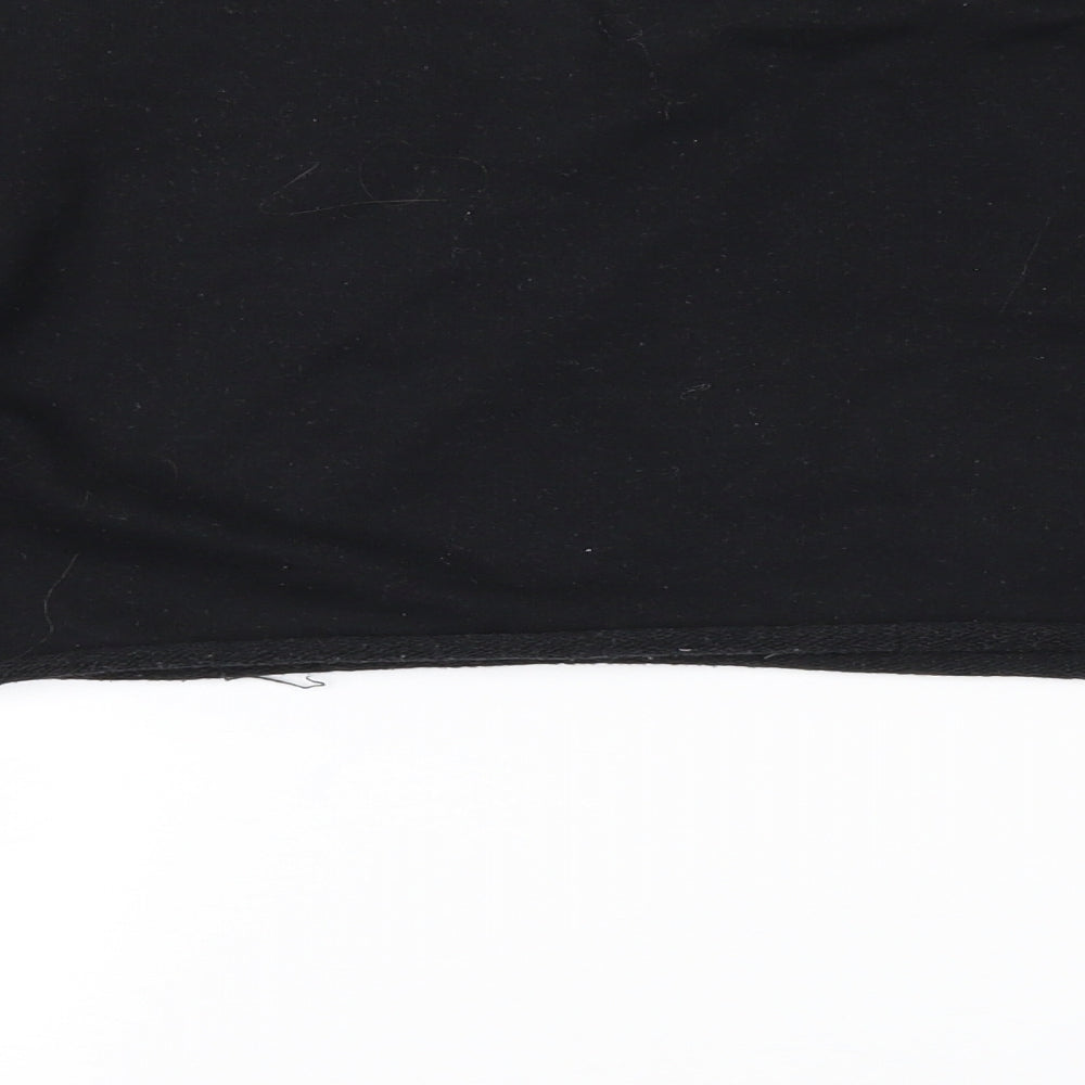 I Love Womens Black Pullover Sweatshirt Size S
