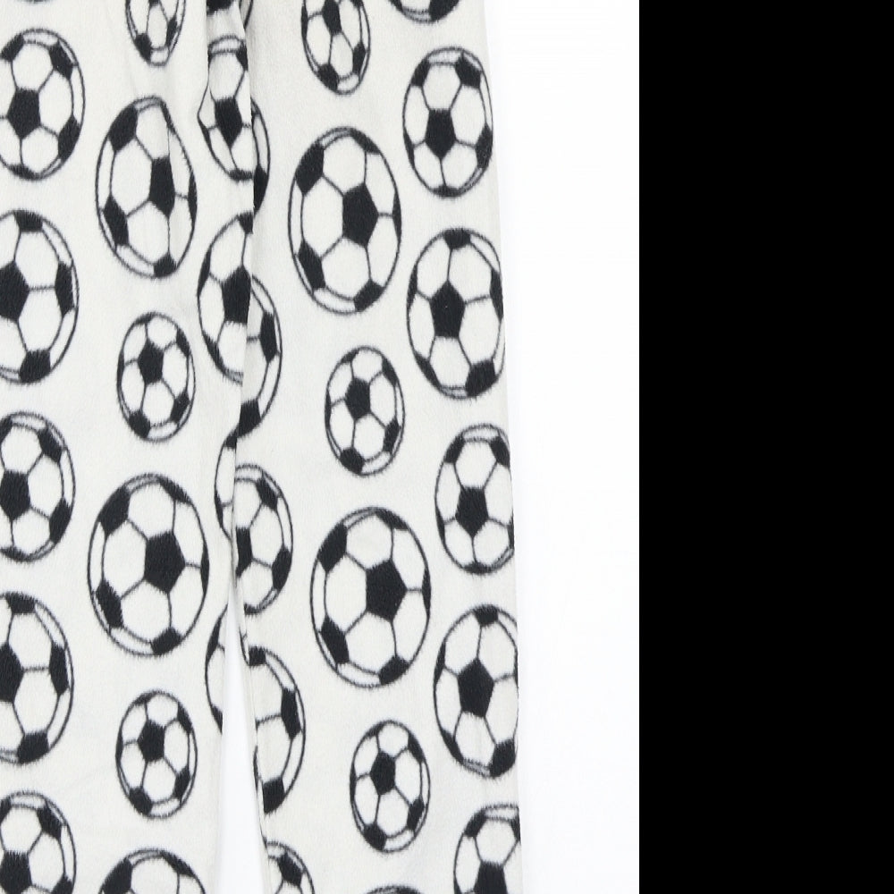 Collectioons Boys White Pyjama Pants Size 9-10 Years