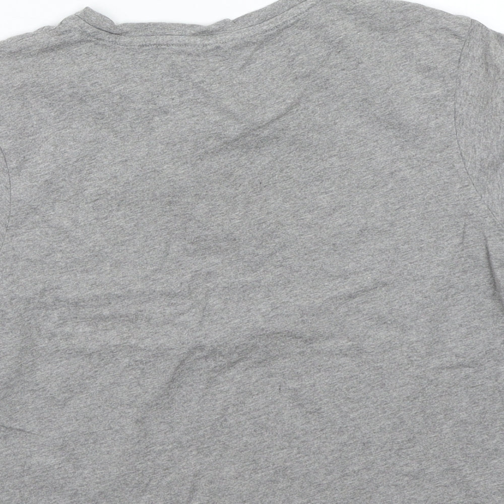 Jack Wills Womens Grey Basic T-Shirt Size 6
