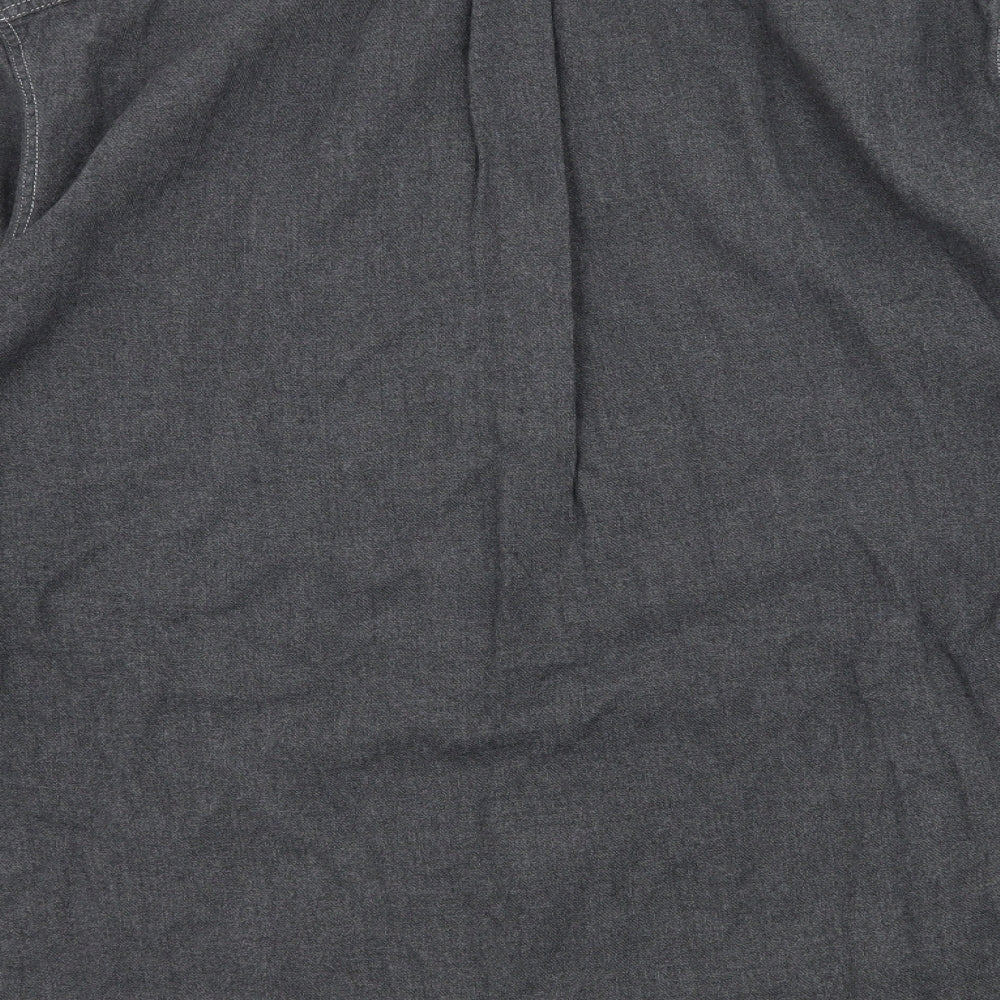 Gap Mens Grey Button-Up Size M