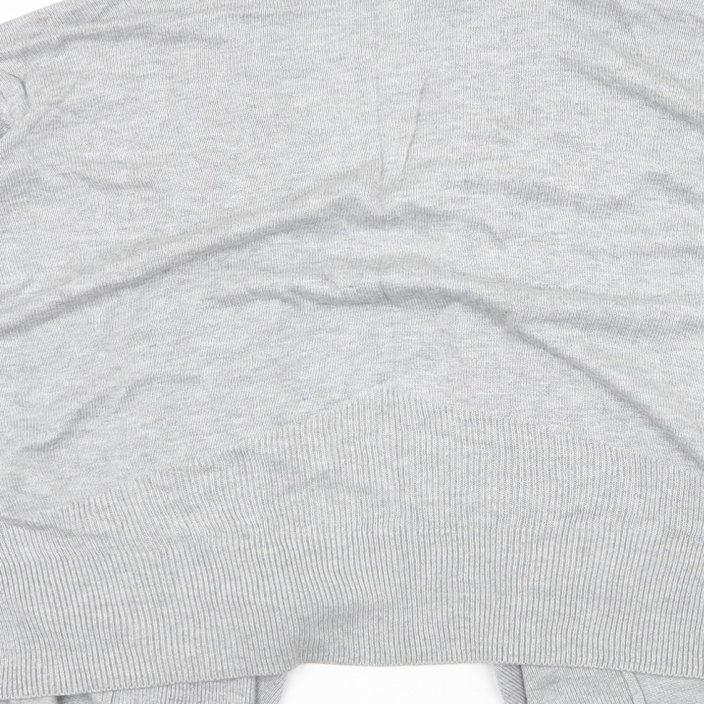 BHS Womens Grey Knit Cardigan Jumper Size 18