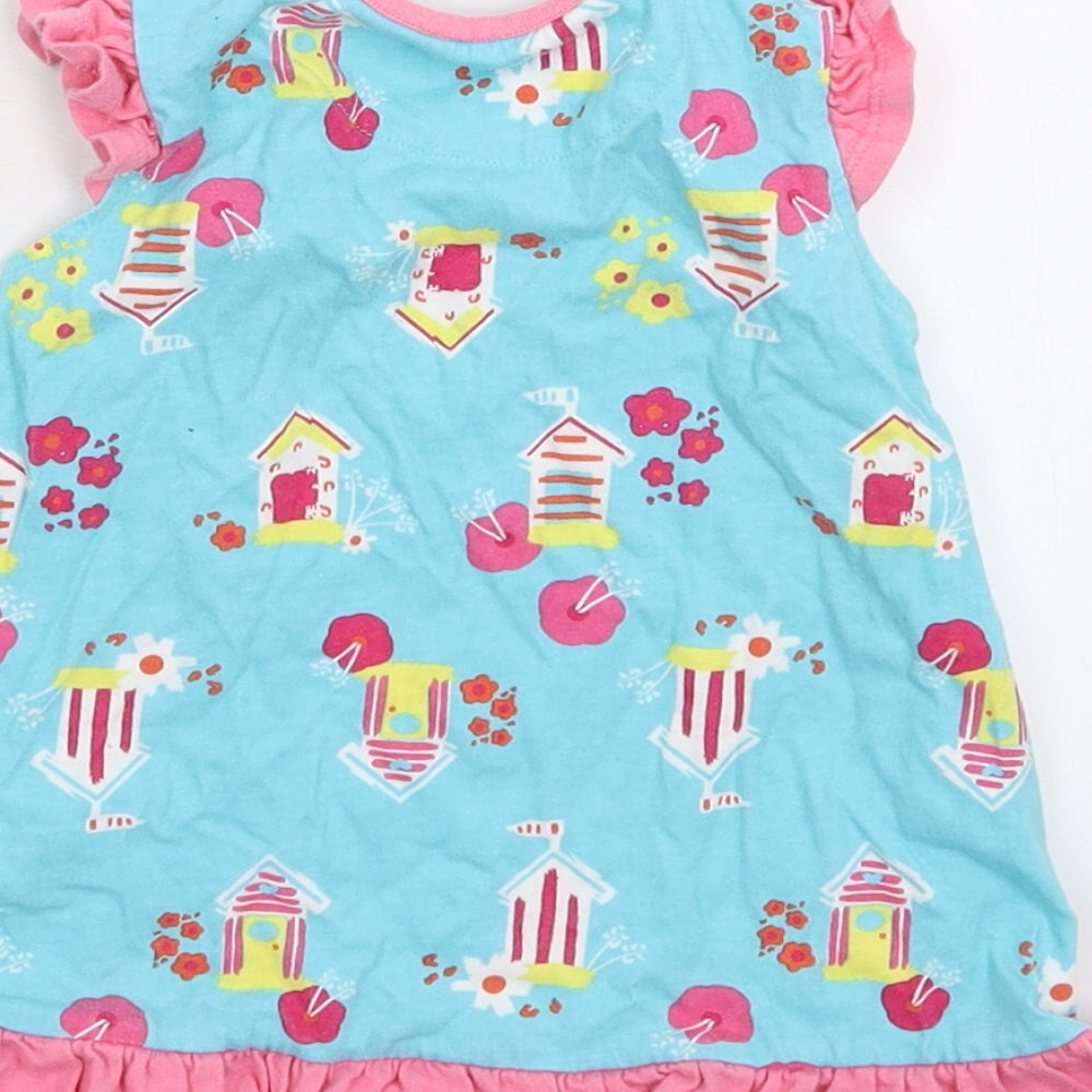Ladybird Girls Multicoloured T-Shirt Dress Size 12-18 Months