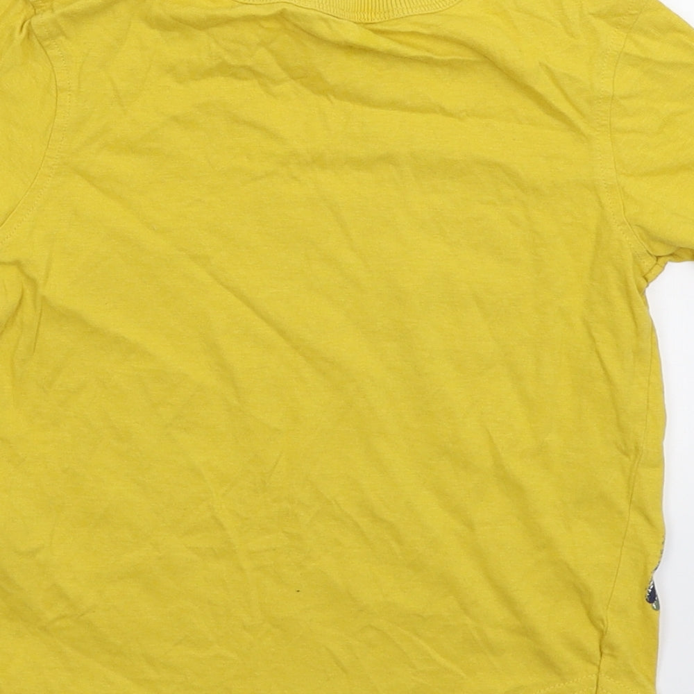 George Boys Yellow Basic T-Shirt Size 4-5 Years