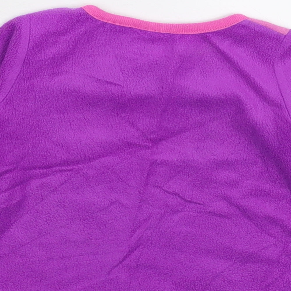 Nickelodeon Girls Multicoloured Fleece Pullover Jumper Size 2 Years