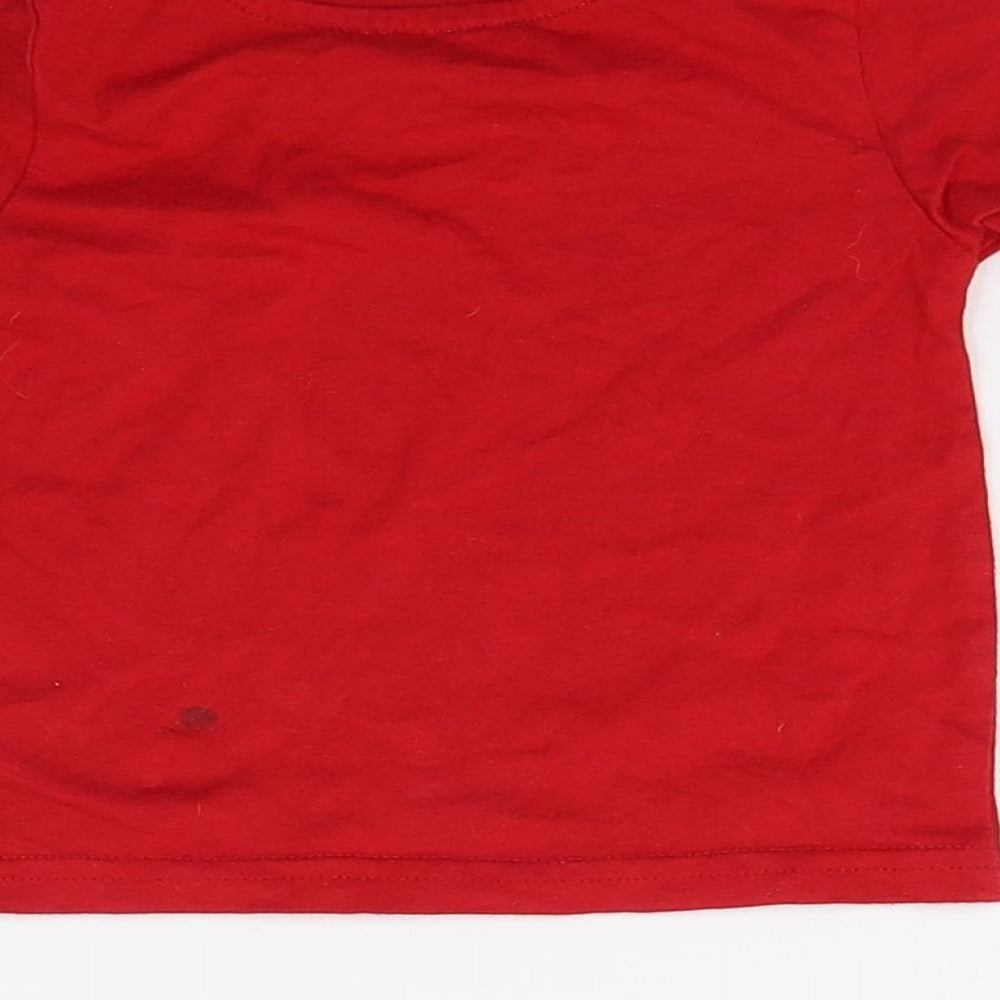 Primark Boys Red Basic T-Shirt Size 3-6 Months - Mamma's Boy